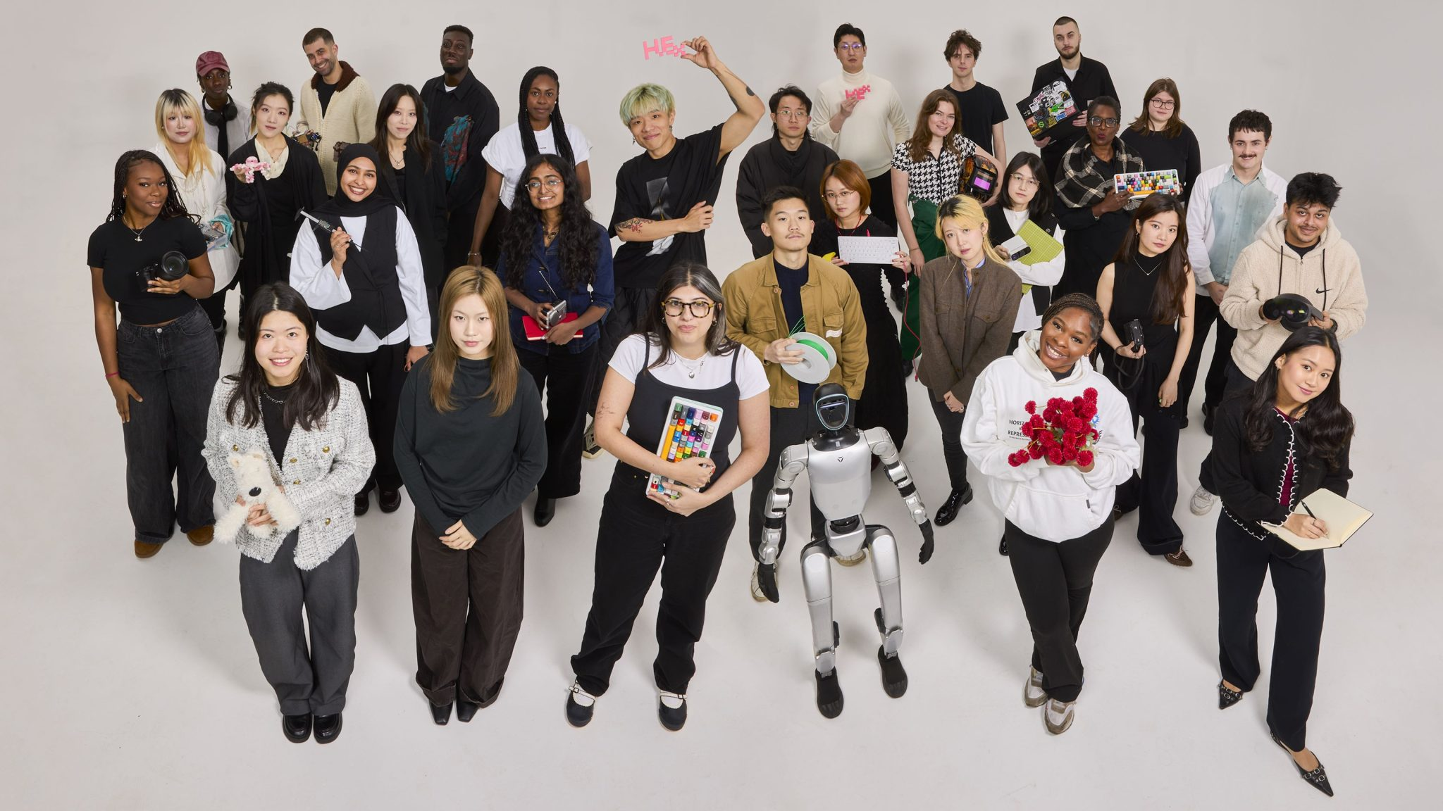 Collage of HEX creatives and portrait photography